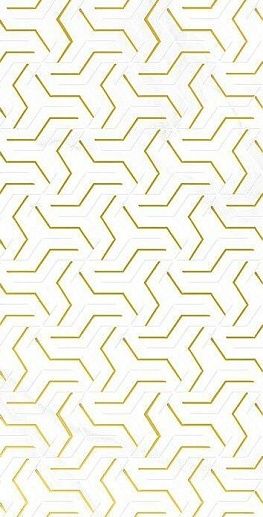 Crystal Fractal белый 30x60 - фото 1