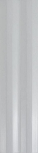 Stripes Ice White Gloss 7.5x30 - фото 1