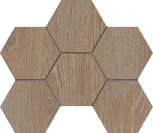 Kraft Wood Rusty Beige Kw01 Hexagon 25x28.5 структур. - фото 1