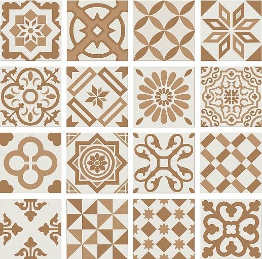 Antigua Decor Beige 20x20 - фото 1