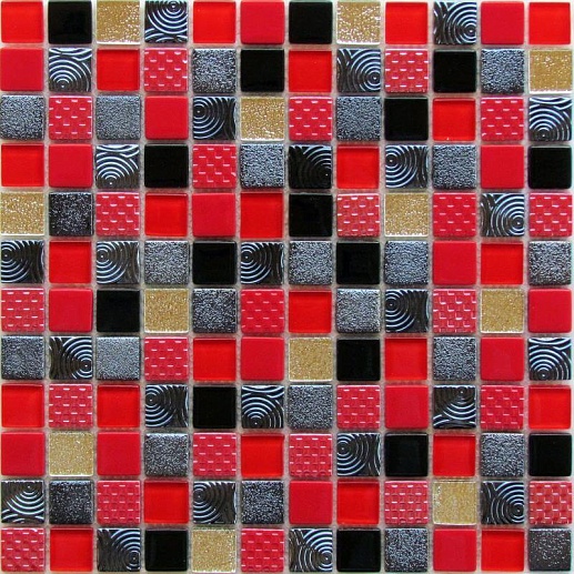 Mosaics Poker 30x30 - фото 1