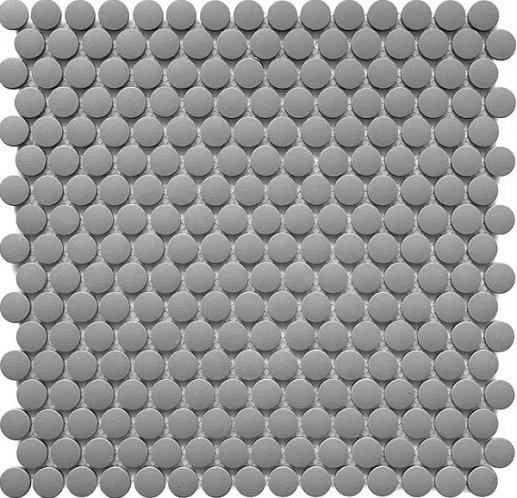 Non-Slip Penny Round Dark Grey Antislip 30.9x31.5 - фото 1