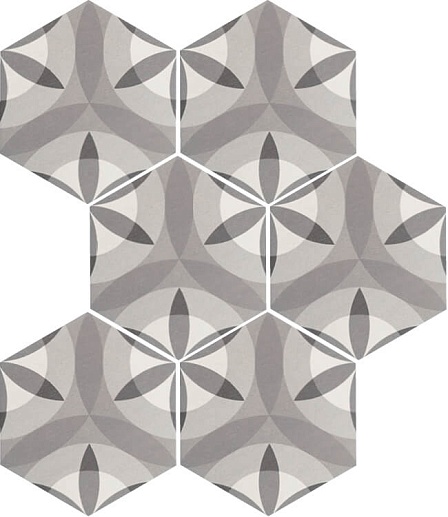 Hexatile Nature B&W 17.5x20 - фото 1