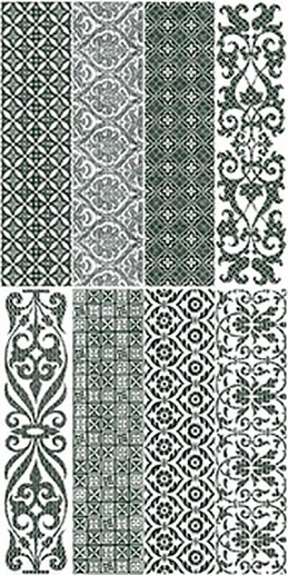 Bricktrend Deco White 8.15x33.15 - фото 1