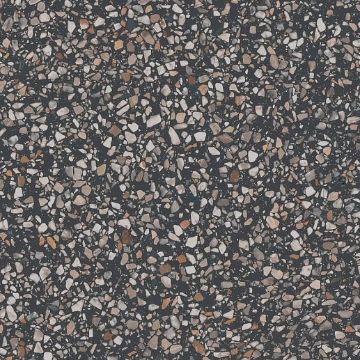 KM6060G0021R Бричиола чёрный матовый обрезной 60x60x0.9 - фото 1