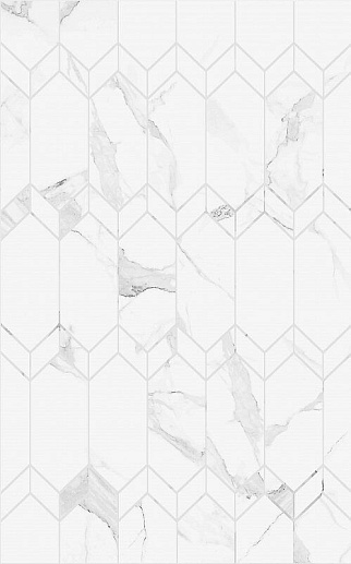 Purity Mosaic белый 25x40 - фото 1