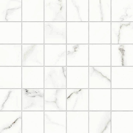 NovaBell Imperial Mosaico Statuario Silk. 5x5 - фото 1