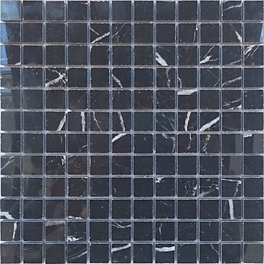 Marble Porcelain Marrone oriente Pol 23x23 - фото 1