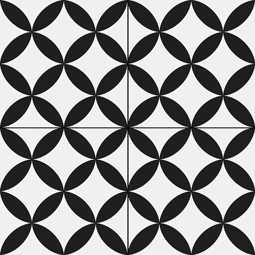 Circle Black Pre. 45x45 - фото 1