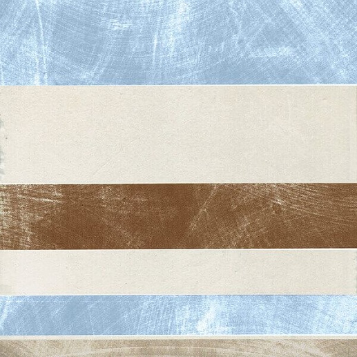 Via Emilia Greca Linea Crema-Azzurro 20x20 - фото 1