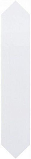 Gradient Crayon White Gloss 4.3x24.3 - фото 1