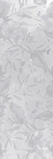 Bosco Verticale Grey Flowers 25x75 G1 - фото 1