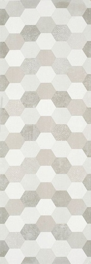 Tribeca Hexagon Multicolor Matt 33.3x100 - фото 1