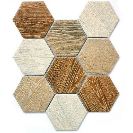 Mosaics Wood comb 29.5x25.6 - фото 1