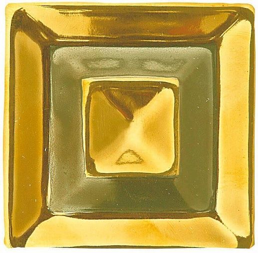 Sincera Tozzetto Righe Rilievo Gold 6.5x6.5 - фото 1