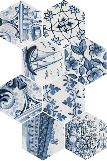 Hexatile Patchwork Lisboa 17.5x20 - фото 1