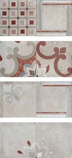 Riabita Il Cotto Riabita Inserto Vanity Mix S/4 Cold 20x40 - фото 1