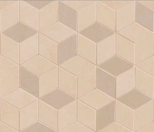 Deluxe Beige Tessere Rombi 26x28 - фото 1