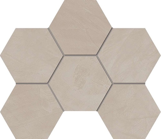 Graffito Light Beige Gf02 25x28.5 Hexagon Непол. - фото 1