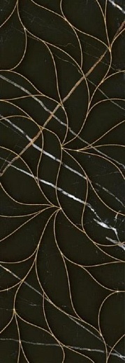 Black&Gold Struttura Decor 24.2x70 - фото 1