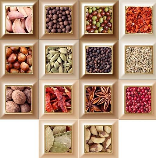 Cube Kitchen Mix 14 pz Warm Kitchen 10x10 - фото 1