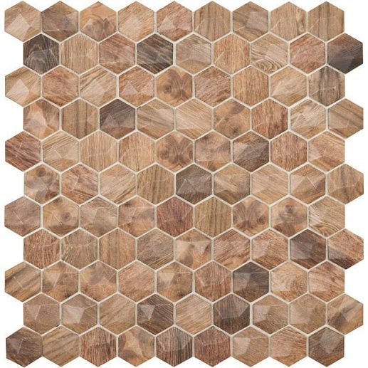 Marbles/Woods Hex С0002694 30.7x31.7 - фото 1