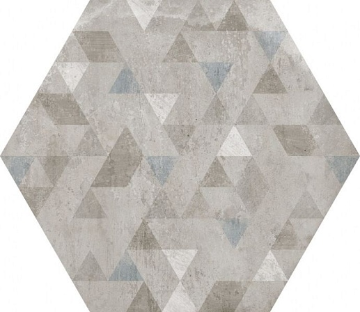 Urban Hexagon Forest Silver 25.4x29.2 - фото 1