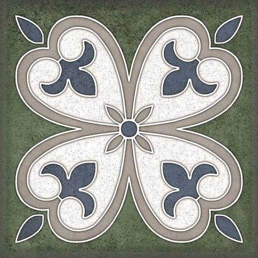 Smalto Decor 4 Verde 15x15 - фото 1