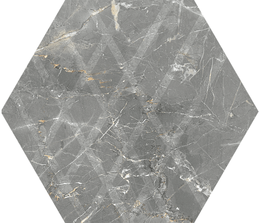 Marvelstone Light Grey Heksagon 19.7x17.1 - фото 1