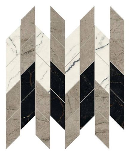 Forte dei Marmi F.d.M. Waterfall Lapp Mosaics 28.4x30.8 - фото 1
