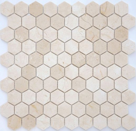 Pietrine Hexagonal Crema Marfil Mat Hex 28.5x30.5 - фото 1