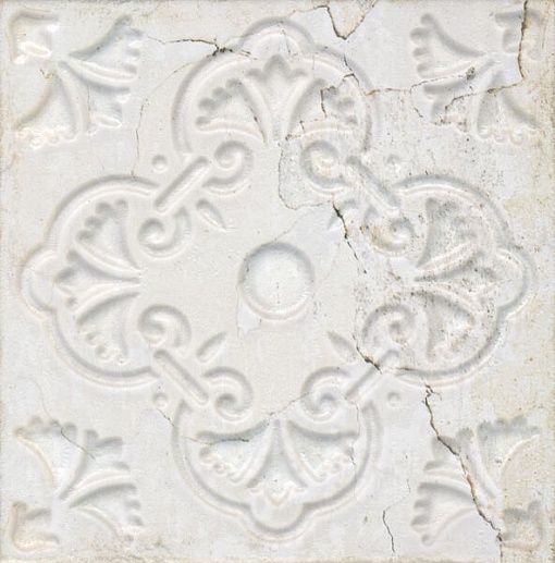 Aged White Ornato 20x20 - фото 1