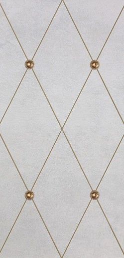 AD Maiora Rhombus Fregio Swarovsky Oro Perla 50x100 - фото 1