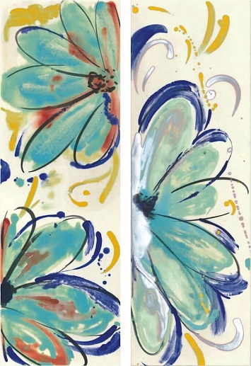 Shades Flowers Sea Mix 20x60 - фото 1