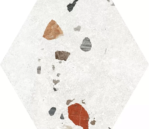 Sonar White Hexagonal 22x25 - фото 1