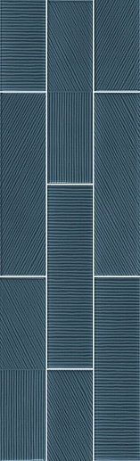 Decorline Stripebrick Blue 7.3x30 - фото 1