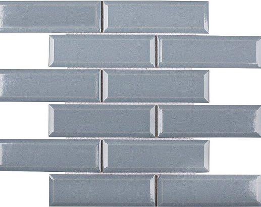 Brick & Metro Bluish-Grey Glossy KM41843 28.8x29.4x0.65 - фото 1