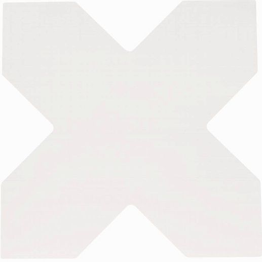 Becolors Cross White 13.25x13.25 - фото 1