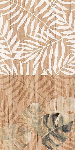 Organic Коричневый Узор 20x40 - фото 1
