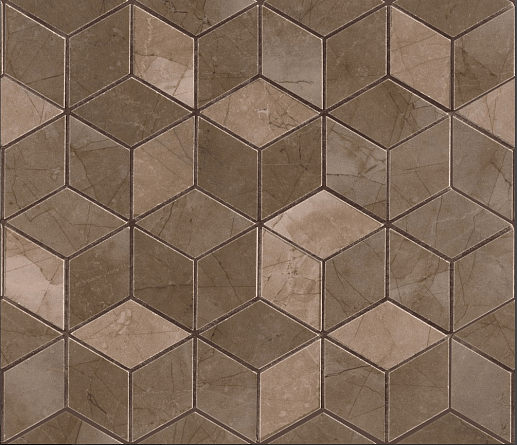 Deluxe Bronze Tessere Rombi 26x28 - фото 1