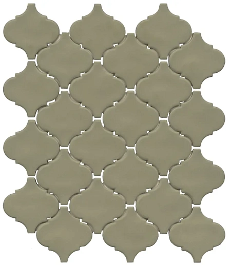 KM2630M0051N Арабески Марокко зелёный матовый 26x30x0.7 - фото 1