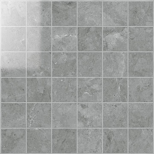 NovaBell Imperial Mosaico Grigio Imperiale Lapp. 5x5 - фото 1