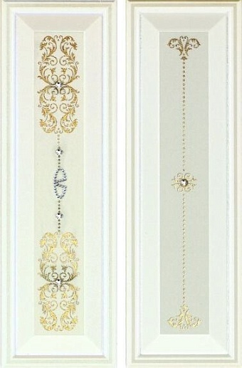Boiserie Rilievo V Boiserie Argento 9.5x30 - фото 1