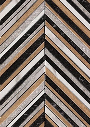 Roma Diamond Mosaico Spinato 25.5x29.5 - фото 1