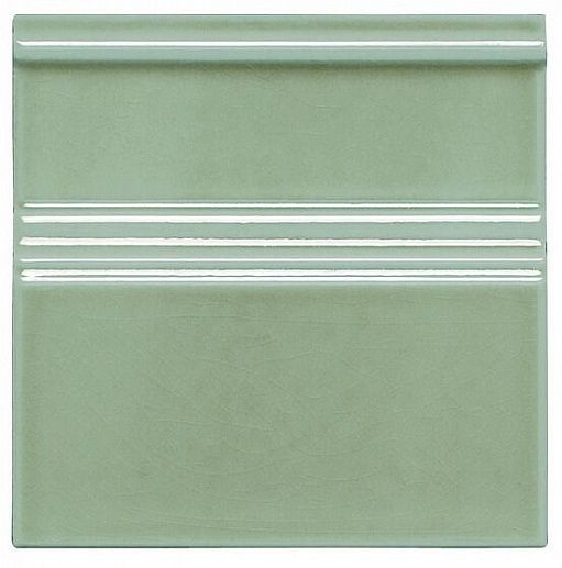 Modernista Rodapie Clasico C/C Verde Claro 15x15 - фото 1