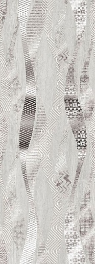 Trevi Decor Grey Onda 25.1x70.9 - фото 1
