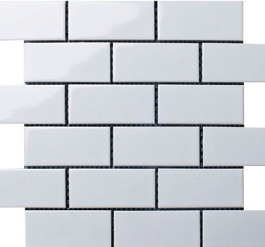 Brick & metro Brick White Glossy A32000/A1001G 29.1x29.5x0.6 - фото 1