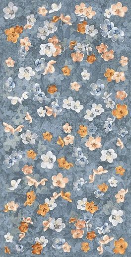 Homey Bloom Blue Nat Ret 60x120 - фото 1