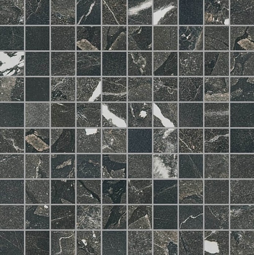 Timeless Black Deep 3x3 Mosaico 30x30 Luc - фото 1