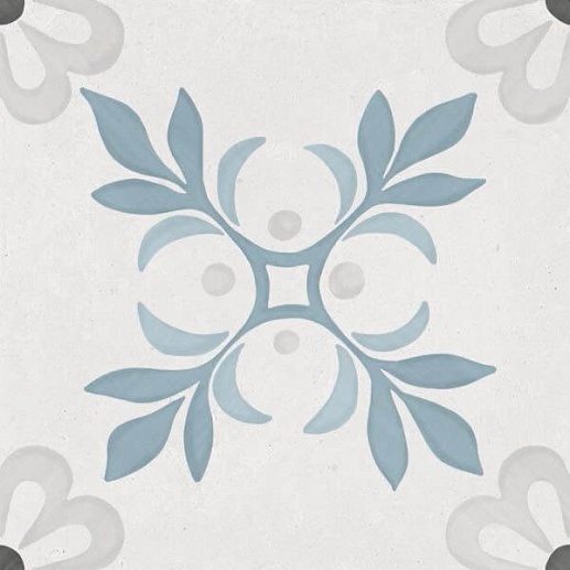 Sirocco Blue Garden 22.3x22.3 - фото 1